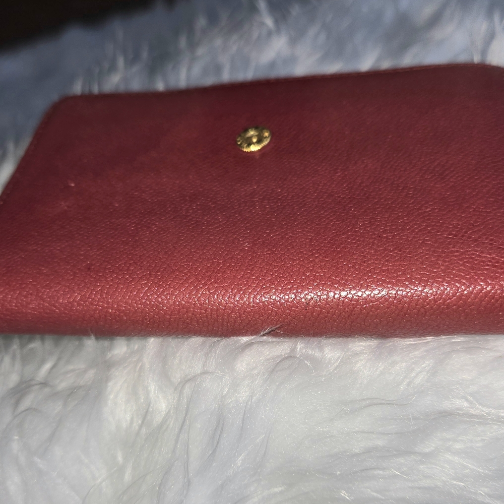 Yves Saint Laurent Burgundy Leather Wallet - Picture 14 of 16